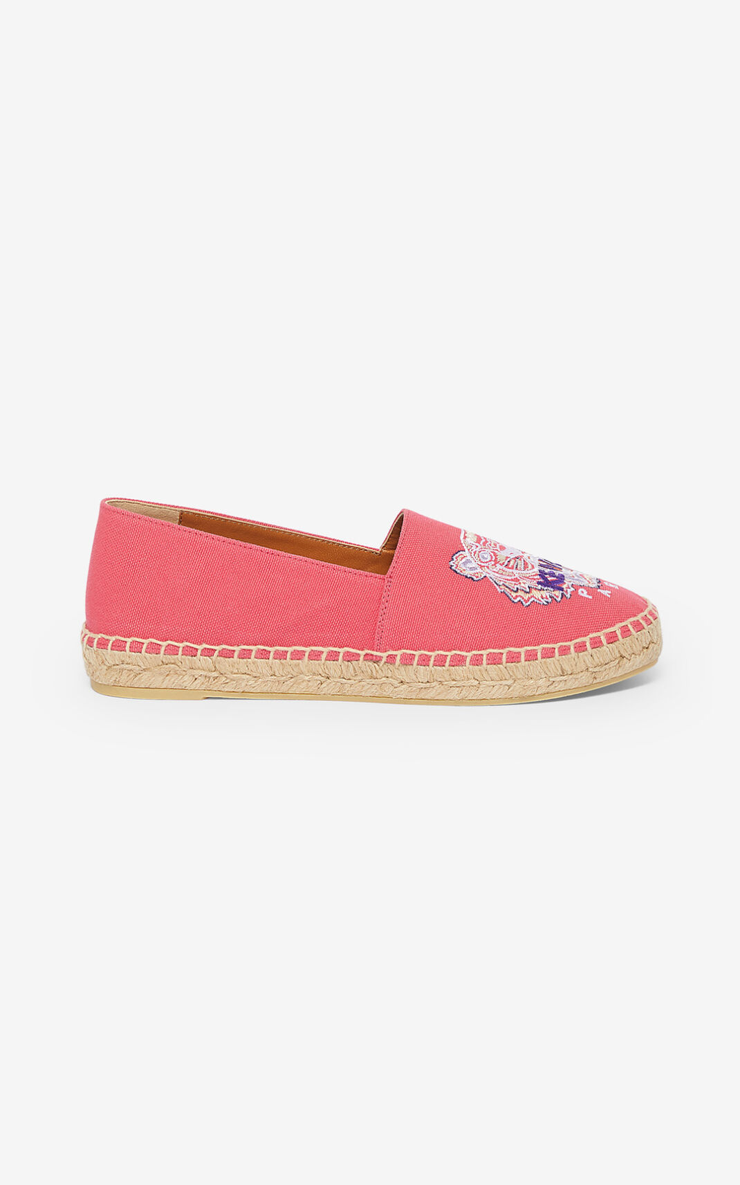 Espadrille Kenzo Tiger Femme Corail | WQIA-13564